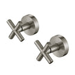 Ryker Wall Stop Assemblies 1/4 Turn - brushed-nickel