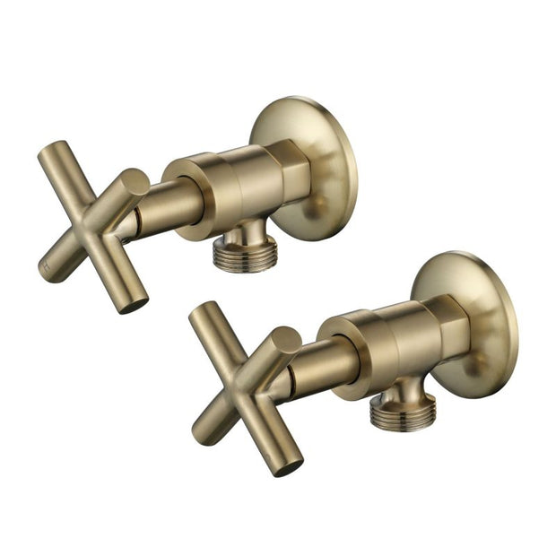 Ryker Washing Machine Stops 1/4 Turn - brushed-bronze