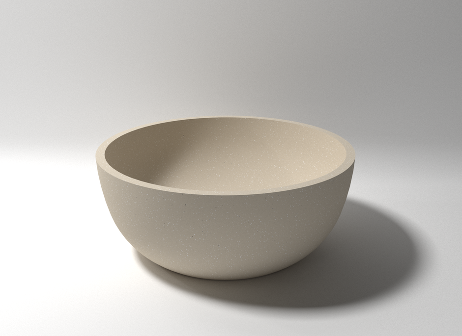 Pietra Bianca Romeo 1500mm Freestanding Bath