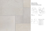 Terra French Pattern Salina Patterned Porcelain Tiles in a room setting