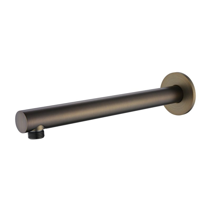 Round Shower Arm - antique-brass