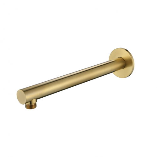 Round Shower Arm - brushed-bronze