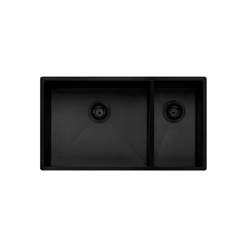 Spectra 1 and 1/2 Bowl Sink in Black