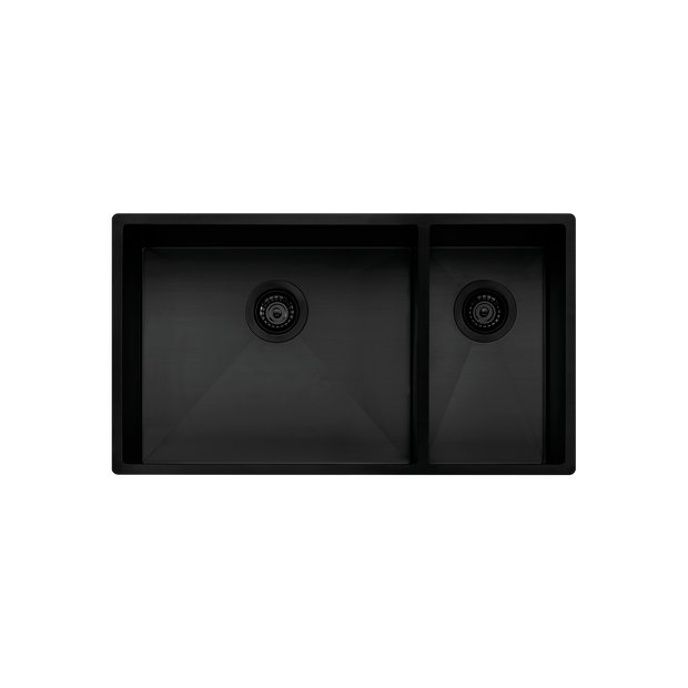 Spectra 1 and 1/2 Bowl Sink in Black