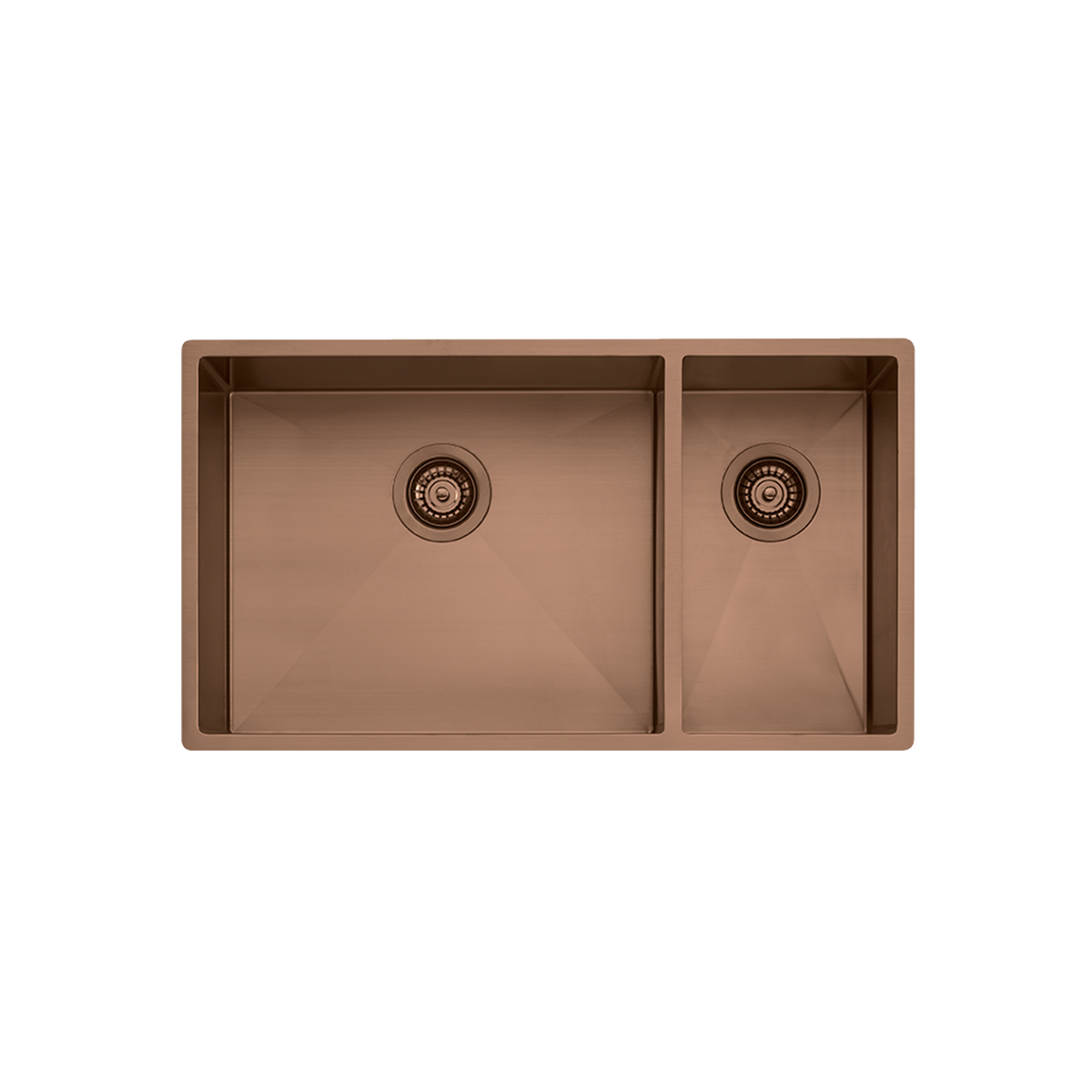 Spectra 1 and 1/2 Bowl Sink in Copper