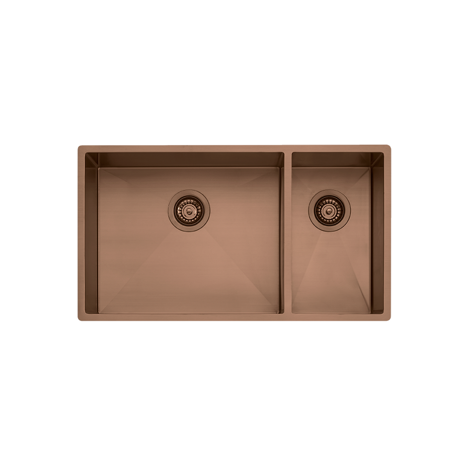 Spectra 1 and 1/2 Bowl Sink in Copper
