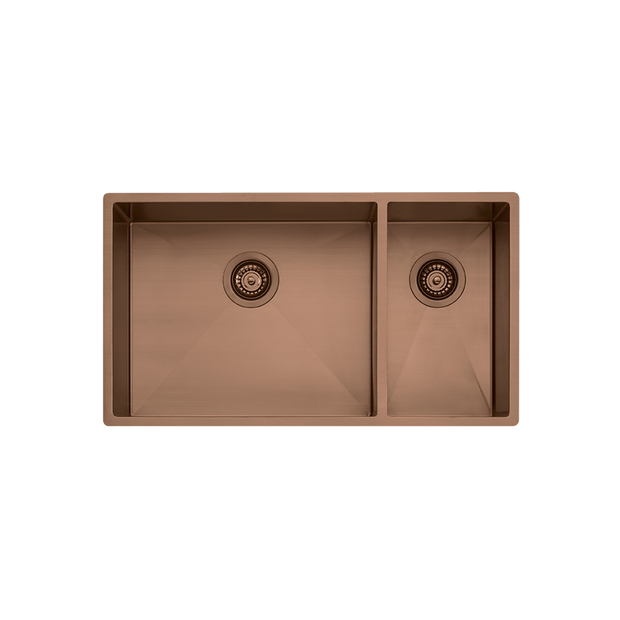Spectra 1 and 1/2 Bowl Sink in Copper