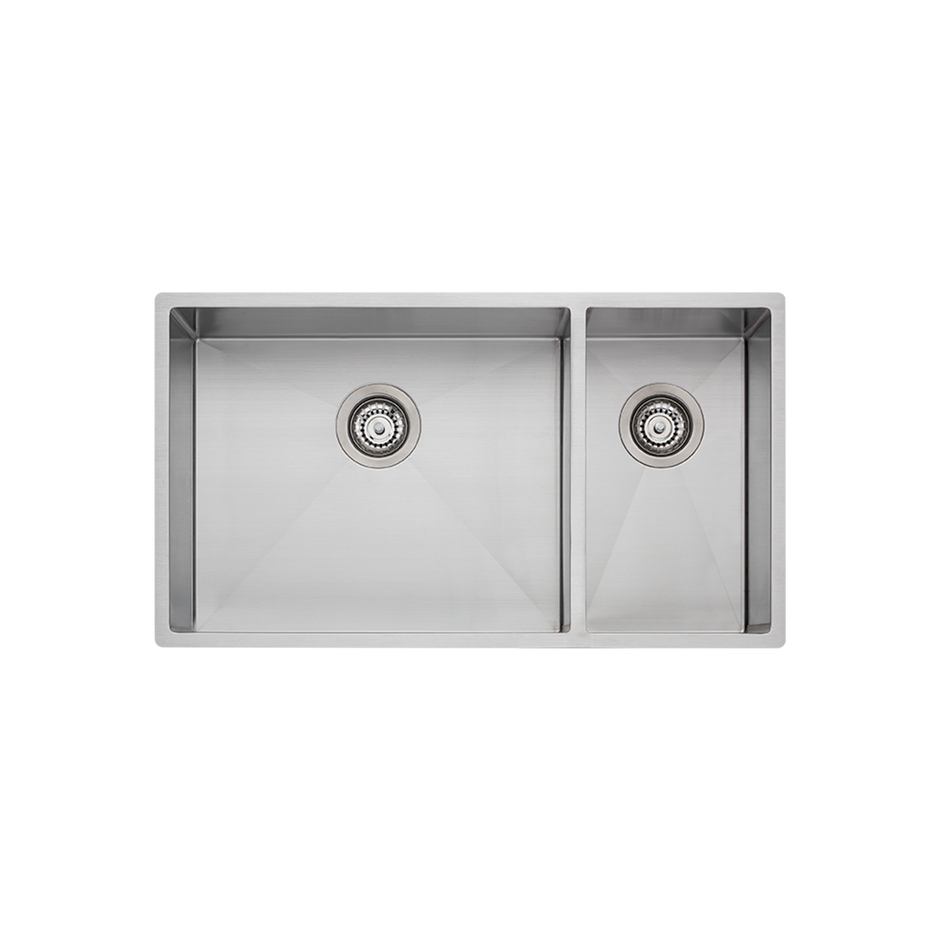 Spectra 1 and 1/2 Bowl Sink in Natural Steel