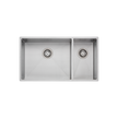 Spectra 1 and 1/2 Bowl Sink in Natural Steel