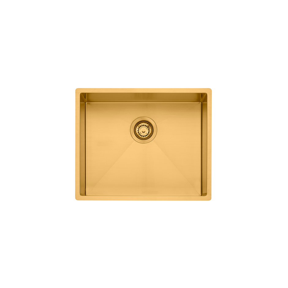 Spectra Single Bowl Sink in Brushed Gold