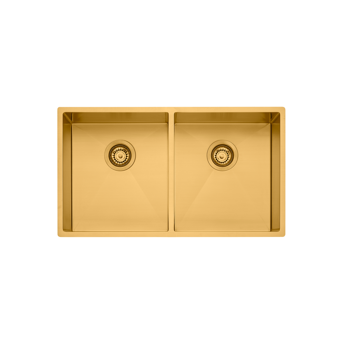 Spectra Double Bowl Sink in Brushed Gold
