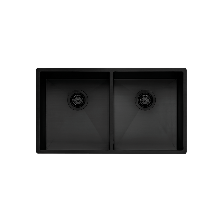 Spectra Double Bowl Sink in Black