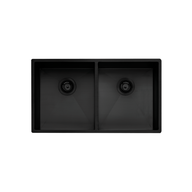 Spectra Double Bowl Sink in Black