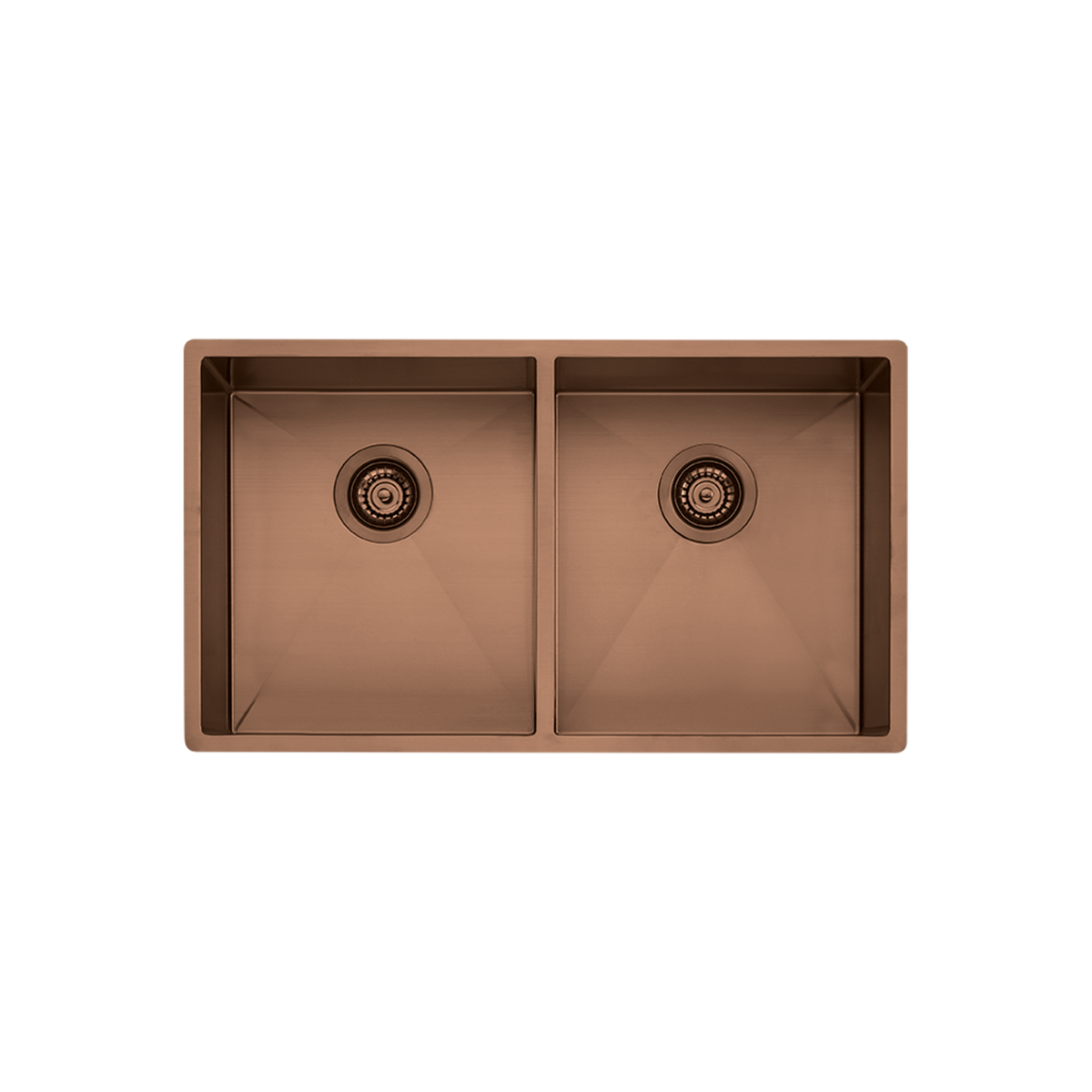 Spectra Double Bowl Sink in Copper