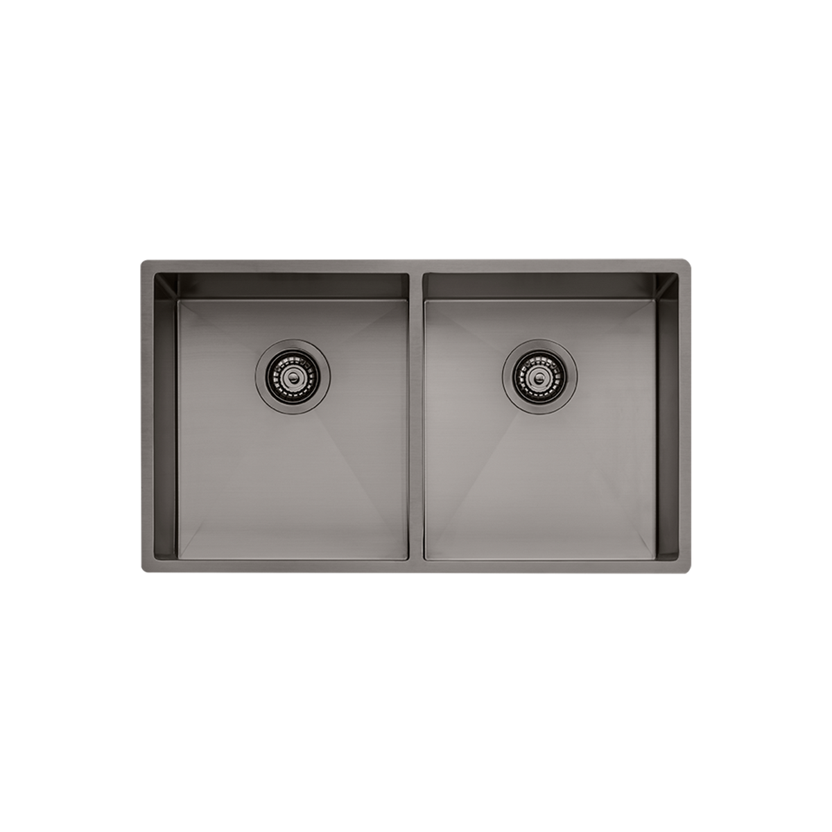 Spectra Double Bowl Sink in Gunmetal