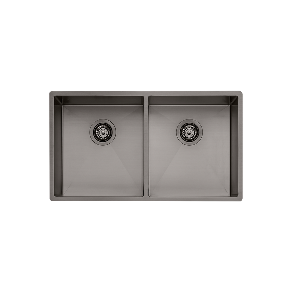 Spectra Double Bowl Sink in Gunmetal