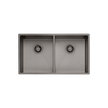 Spectra Double Bowl Sink in Gunmetal