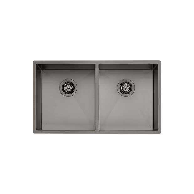 Spectra Double Bowl Sink in Gunmetal