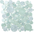 iSpring Green Opal + em101 Glass and Stone Mosaic tile