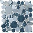 iSpring Moon Stone + em108 Glass and Stone Mosaic 300x300mm tile