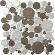 iSpring Vinalisa Brown + em109 Glass and Stone Mosaic 300x300mm tile