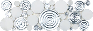 iSpring Calacatta + EL202 Glass and Stone Mosaic tile