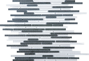 Glasstone SES01 Lava Blend Bullet Glass and Stone Mosaic tile