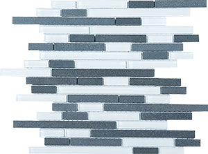 Glasstone SES01 Lava Blend Mini Glass and Stone Mosaic tile