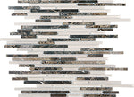 Glasstone SES07 Tan Brown Blend Bullet Glass and Stone Mosaic tile