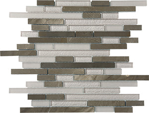 Glasstone SES23 Villa Blend Mini Glass and Stone Mosaic tile