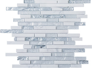 Glasstone SES31 Calacatta Blend Glass and Stone Mosaic tile