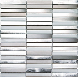 Metalplus SMG01 Moon Stone Blend Mosaic 15x100mm tile