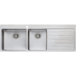 Sonetto 1 and 3/4 Bowl Topmount Sink With Drainer