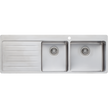 Sonetto 1 and 3/4 Bowl Topmount Sink With Drainer