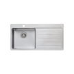 Sonetto Single Bowl Topmount Sink With Drainer
