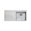 Sonetto Single Bowl Topmount Sink With Drainer