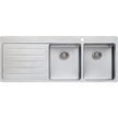 Sonetto Double Bowl Topmount Sink With Drainer