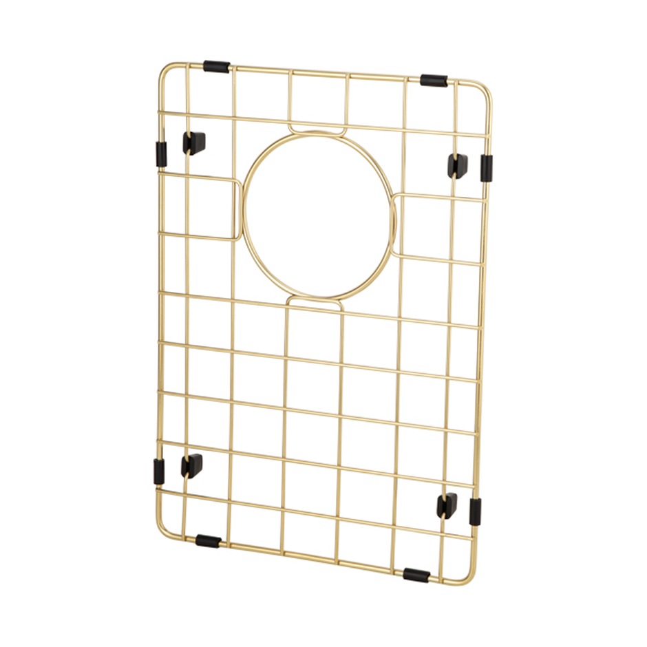 Atlas Handmade Double Bowl Kitchen Sink in Brushed Gold