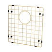 Atlas Handmade Single Bowl Kitchen Sink in Brushed Gold 450 x 450 x 250mm