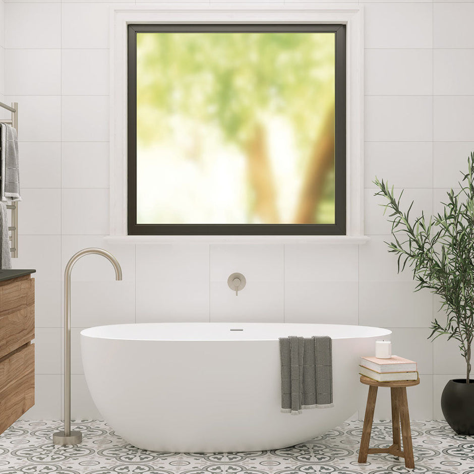 Kaya Gooseneck Floor Mounted Bath Outlet