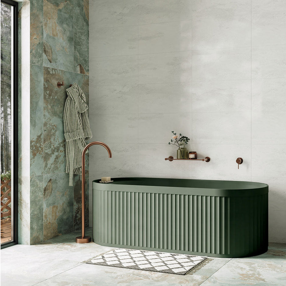 Kaya Gooseneck Floor Mounted Bath Outlet