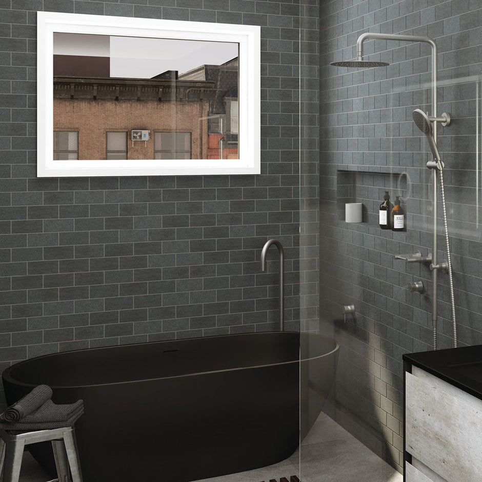 Kaya Gooseneck Floor Mounted Bath Outlet