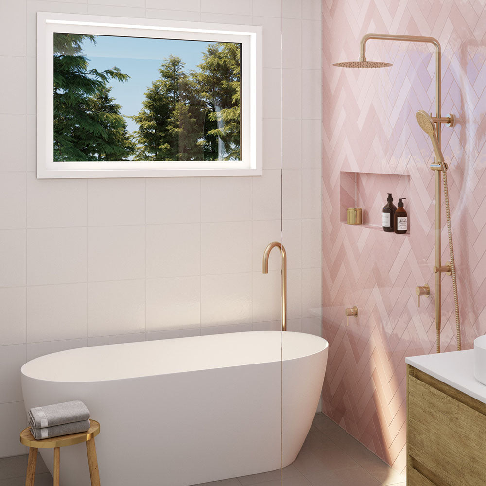 Kaya Gooseneck Floor Mounted Bath Outlet