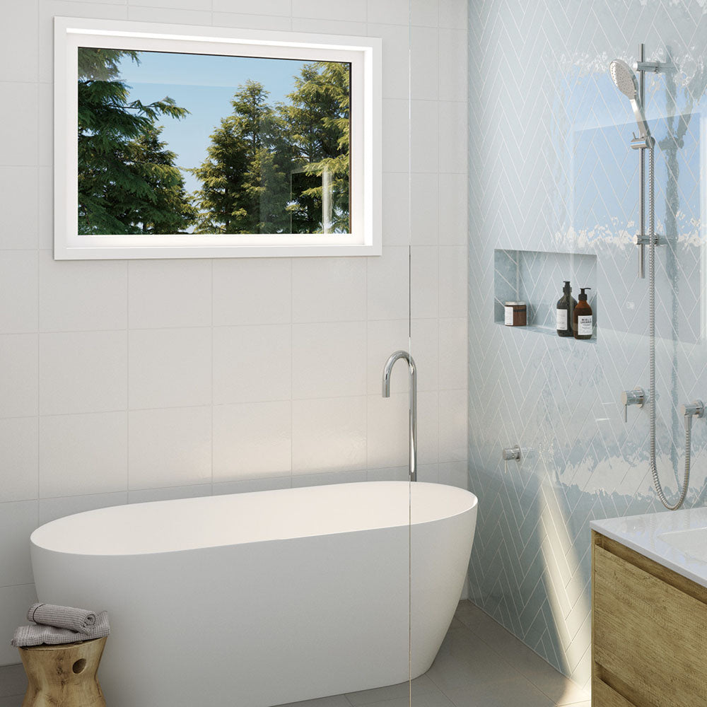 Kaya Gooseneck Floor Mounted Bath Outlet