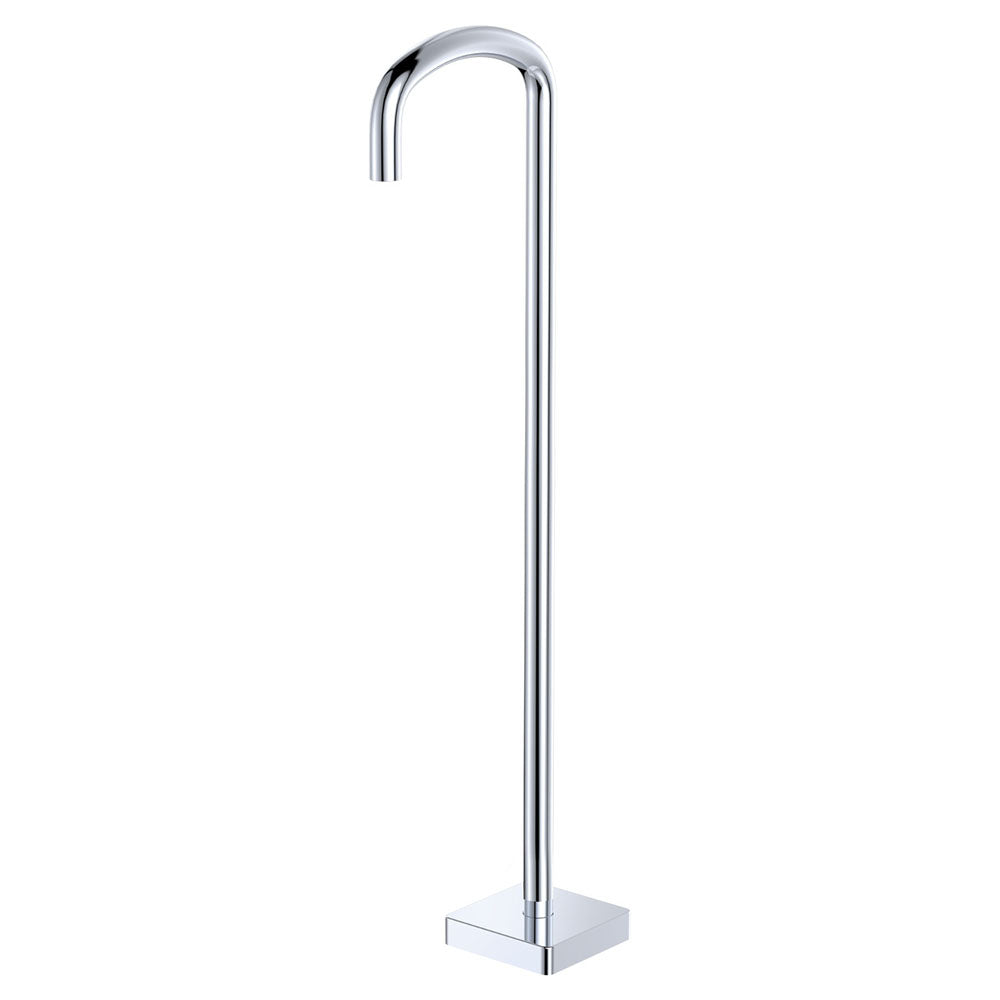 Tono Floor Mounted Bath Outlet in Chrome