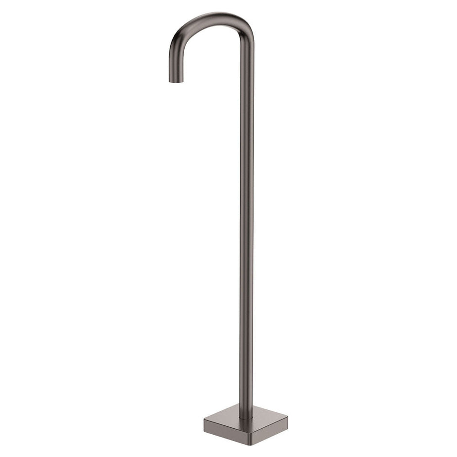 Tono Floor Mounted Bath Outlet in Gun Metal