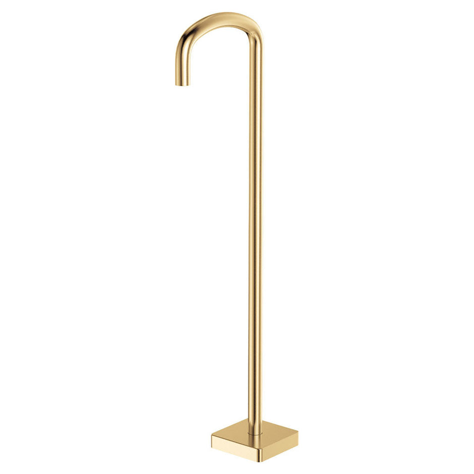 Tono Floor Mounted Bath Outlet in Urban Brass