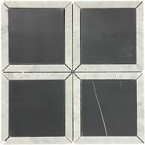 NERO + CARRARA BORDER