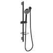 ABS Round Rail Shower Single Function in Black