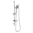 ABS Round Rail Shower Single Function in Chrome